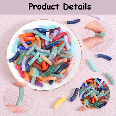 100Pcs Imitation Gemstone Acrylic Beads OACR-SP0001-05E-1