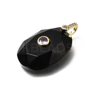 Natural Obsidian Pendants GG-CBA7610-06G-07-1