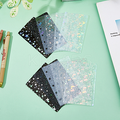 12Pcs 12 Styles PVC Notebook Index Divider Sheets FIND-FH0011-94-1