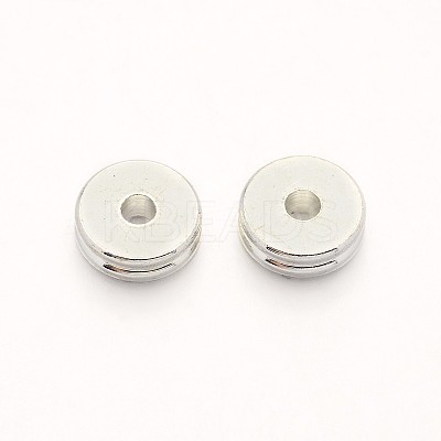 Brass Spacer Beads KK-E640-01-6mm-S-1