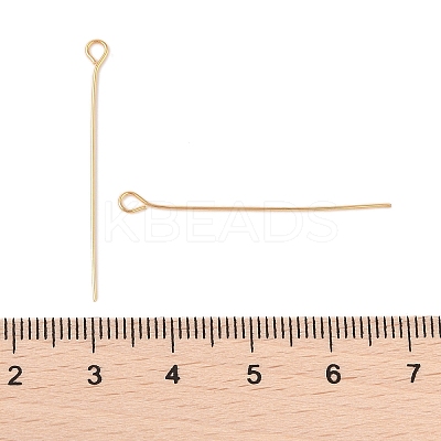 304 Stainless Steel Eye Pins STAS-Z089-02G-02-1