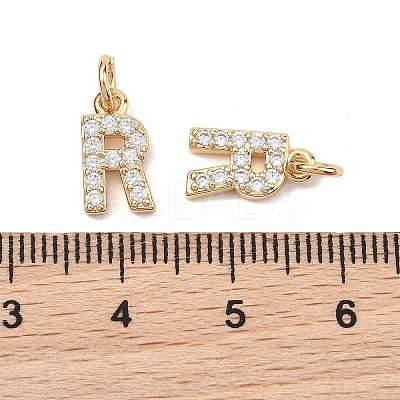 SHEGRACE Brass Micro Pave Clear Cubic Zirconia Pendants XGRQ29546-394G-R-1