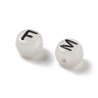 Luminous Transparent Acrylic Beads LACR-282-01B-1