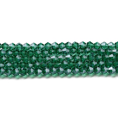 Transparent Electroplate Glass Beads Strands EGLA-A039-T6mm-A10-1