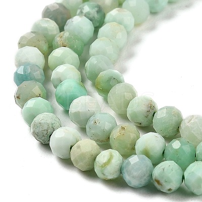 Natural Green Opal Beads Strands G-Z035-A02-03E-1