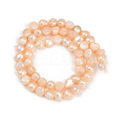 Natural Cultured Freshwater Pearl Beads Strands PEAR-P064-19H-02C-1