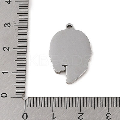 Non-Tarnish 201 Stainless Steel Pendants STAS-C095-17P-1