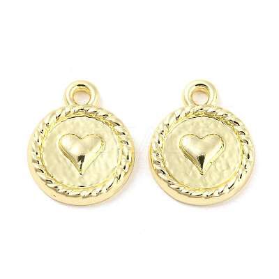 Rack Plating Alloy Pendants PALLOY-D023-21G-1