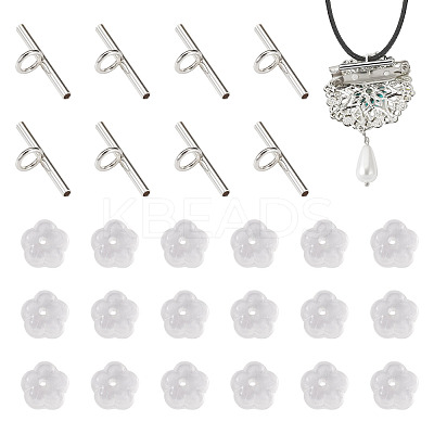 Brass Tube Bails DIY-TA0014-37C-S-1