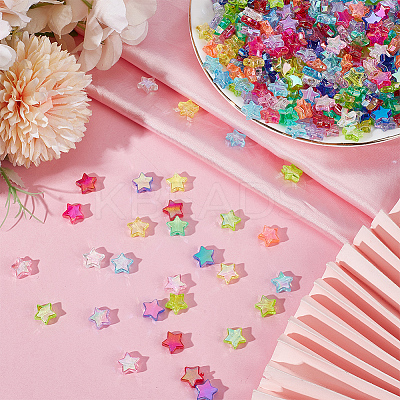 900Pcs 12 Styles Eco-Friendly Transparent Acrylic Beads OACR-PA0001-03-1