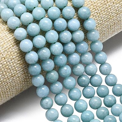 Natural Malaysia Jade Beads Strands G-L645-A01-8mm-25-1
