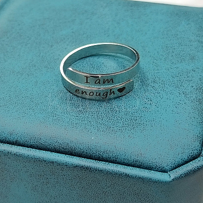 201 Stainless Steel Finger Rings FS-WGA0219-01-1