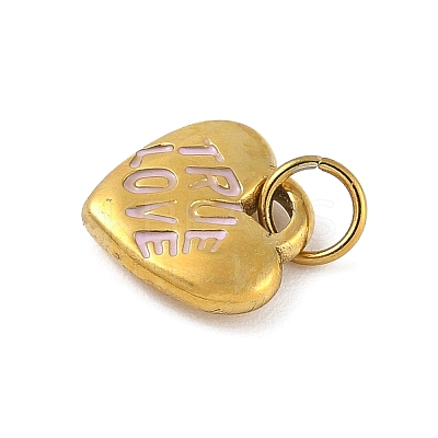 304 Stainless Steel Enamel Charms LS-STAS-M120-06C-G-1
