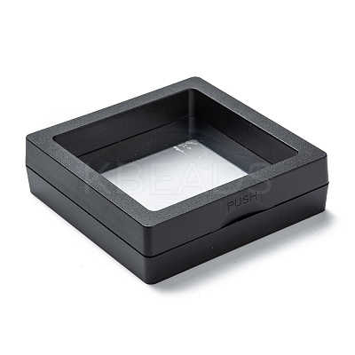 Square Transparent PE Thin Film Suspension Jewelry Display Box CON-D009-01B-03-1