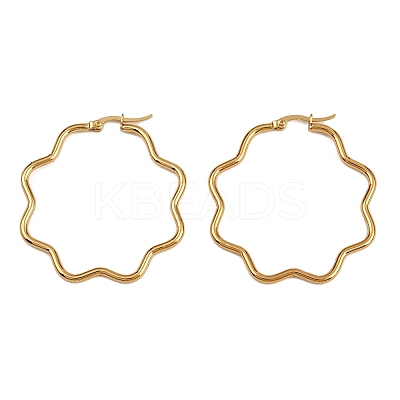 201 Stainless Steel Hoop Earrings LS-EJEW-F205-16G-A-1
