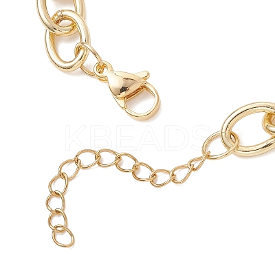 Brass Cable Chains Bracelets for Women BJEW-JB12983-1