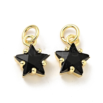Eco-friendly Brass Micro Pave Cubic Zirconia Pendants LS-KK-D080-44G-03-1
