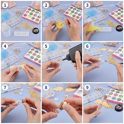 DIY Mace Silicone Molds Kits DIY-OC0003-39-1