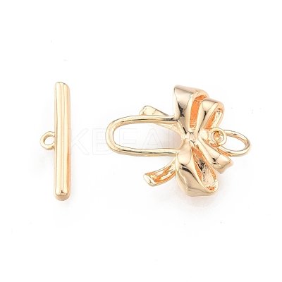 Brass Toggle Clasps KK-N216-532-1