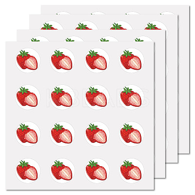 8 Sheets Plastic Waterproof Self-Adhesive Picture Stickers DIY-WH0428-002-1