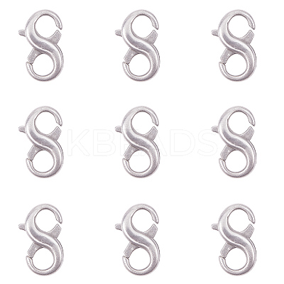 Stainless Steel Double Opening Lobster Claw Clasps STAS-CJ0011-01-1