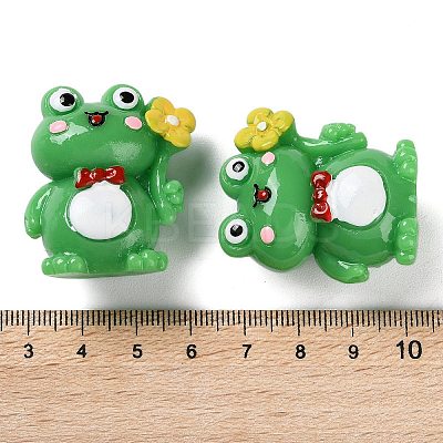 Cartoon Cute Resin 3D Frog Figurines LS-RESI-Z024-01A-1