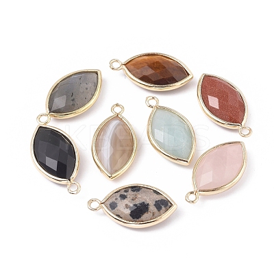 Natural & Synthetic Mixed Gemstone Pendants G-L514-023-1