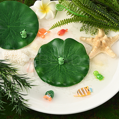 Artificial EVA Foam Lotus Leaf AJEW-SP0003-26D-1