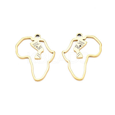 Ion Plating(IP) 201 Stainless Steel Pendants LS-STAS-T063-164G-1