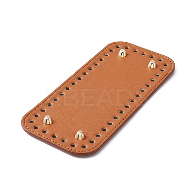 PU Leather Knitting Crochet Bags Nail Bottom Shaper Pad FIND-WH0114-84B-01-1