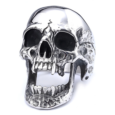 Skull 304 Stainless Steel Finger Rings for Men FS-WGF2445-03-1