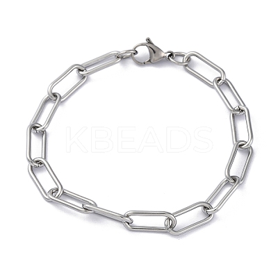 Tarnish Resistant 304 Stainless Steel Paperclip Chains LS-STAS-I146-01P-1