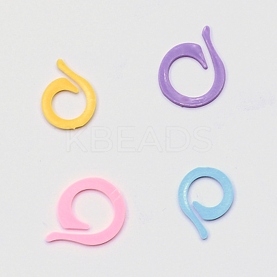 Plastic Knitting Crochet Locking Stitch Markers Holder TOOL-R053C-M-1