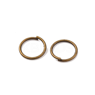 Brass Saw Cut Open Jump Rings KK-G514-01L-AB-1