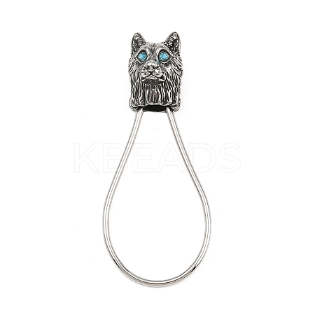 316 Surgical Stainless Steel Rhinestone Keychains STAS-Z165-03AS-1