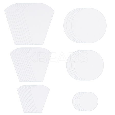 3 Bags 3 Styles Paper Quilting Templates DIY-GF0008-75-1