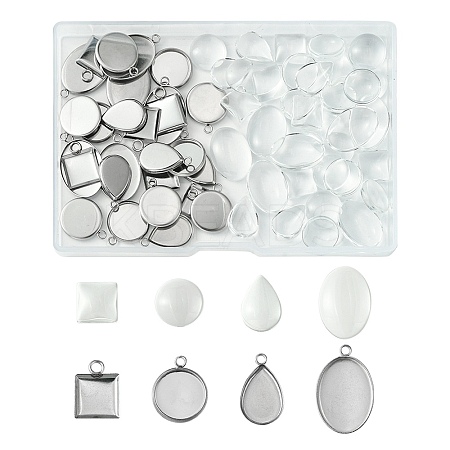 DIY Blank Pendant Making Kit DIY-FS0005-50-1