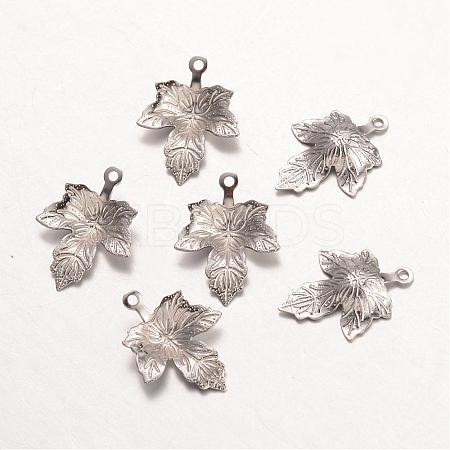 Tarnish Resistant Autumn Theme 316 Surgical Stainless Steel Pendants X-STAS-K096-28P-1