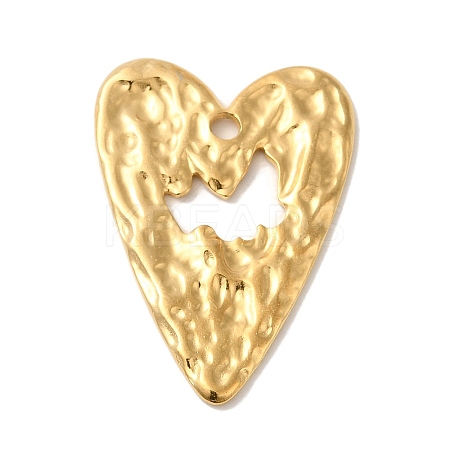304 Stainless Steel Pendants X-STAS-Q309-08G-1