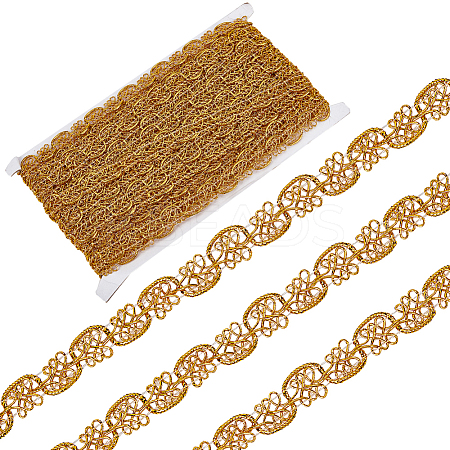 13.5M Metallic Yarn Ribbons OCOR-WH0058-60A-1