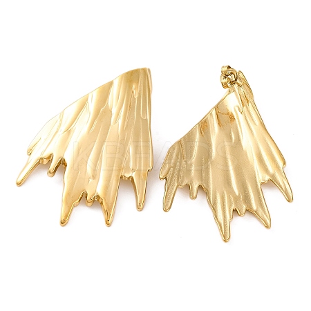 Ion Plating(IP) 304 Stainless Steel Stud Earrings EJEW-G395-12G-1