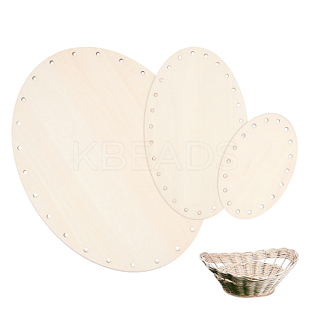Wooden Knitting Crochet Bottoms Set WOOD-WH0027-15-1
