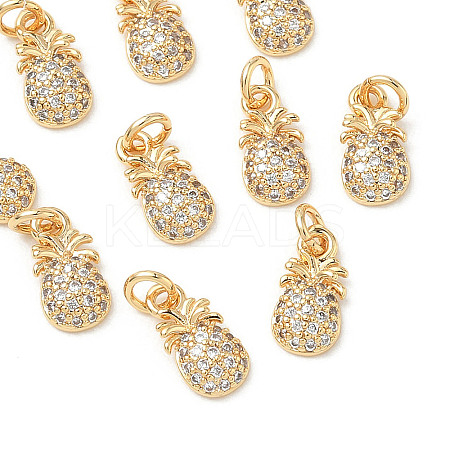 SHEGRACE Brass Micro Pave Cubic Zirconia Pendants XGRQ3D915-478G-1