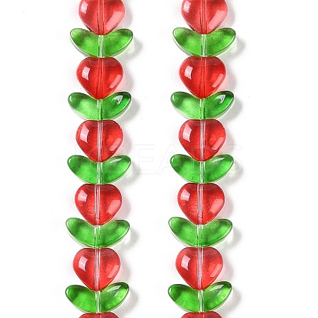 Transparent Glass Beads Strands GLAA-B021-04C-1