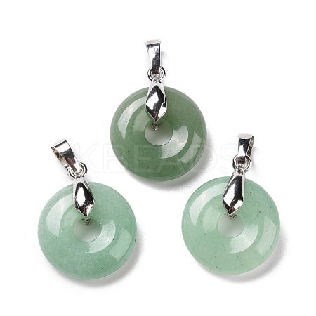 Natural Green Aventurine Pendants G-E059-01P-04-1