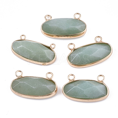 Natural Green Aventurine Pendants G-S344-44D-1