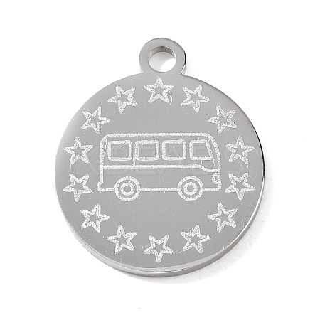 304 Stainless Steel Pendants SA-CBAE30B-03B-P-1