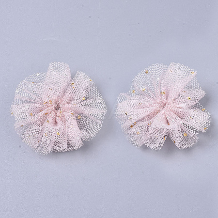 Organza Fabric Flowers FIND-R076-01G-1-1