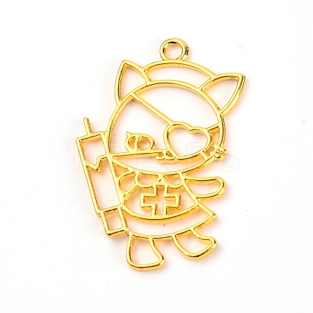 Zinc Alloy Open Back Bezel Pendant PALLOY-TAC0024-26-1