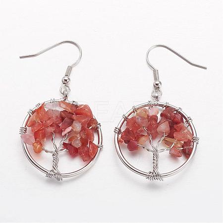 Dangle Earrings EJEW-N0030-04-1